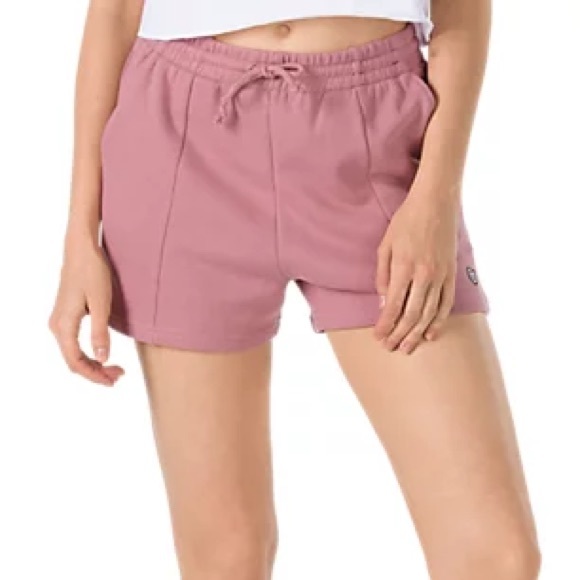 Vans Straightened Out French Terry Rose Hi-Rise Short *Size Small* HP⭐️ - Picture 2 of 13